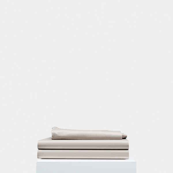 Простыня из мако сатина Alabastro