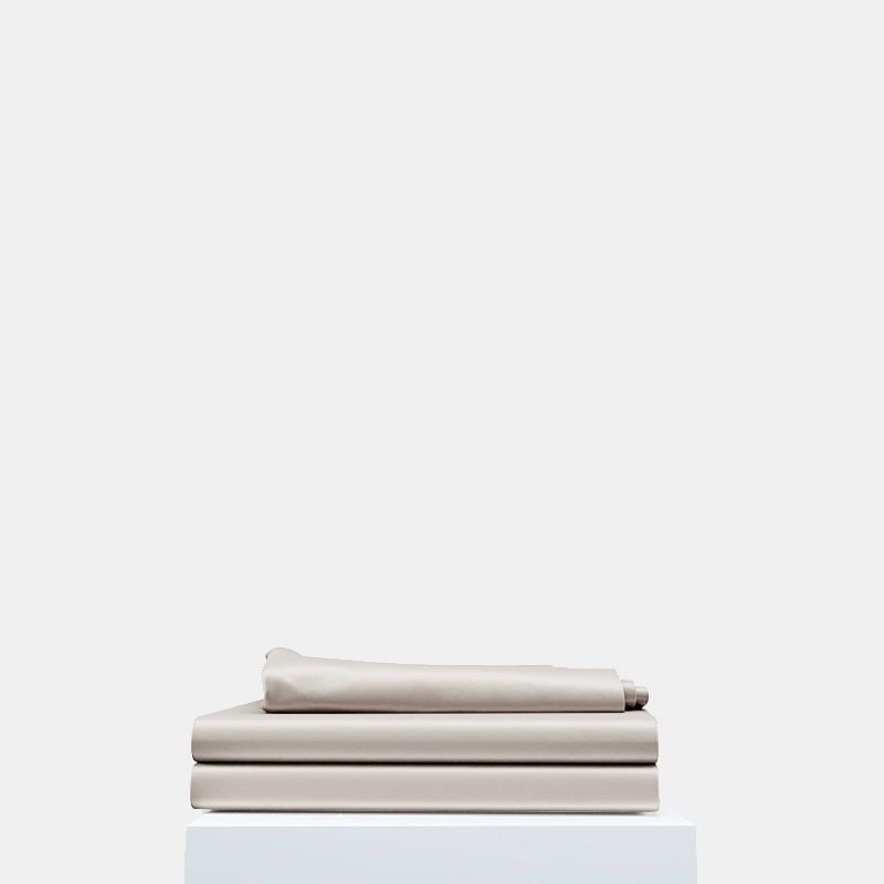 Простыня из мако сатина Alabastro