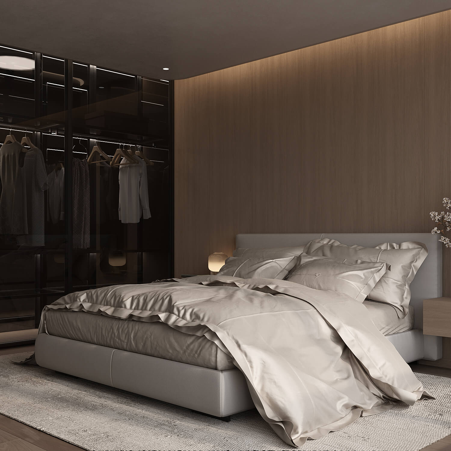 Пододеяльник из мако сатина Alabastro