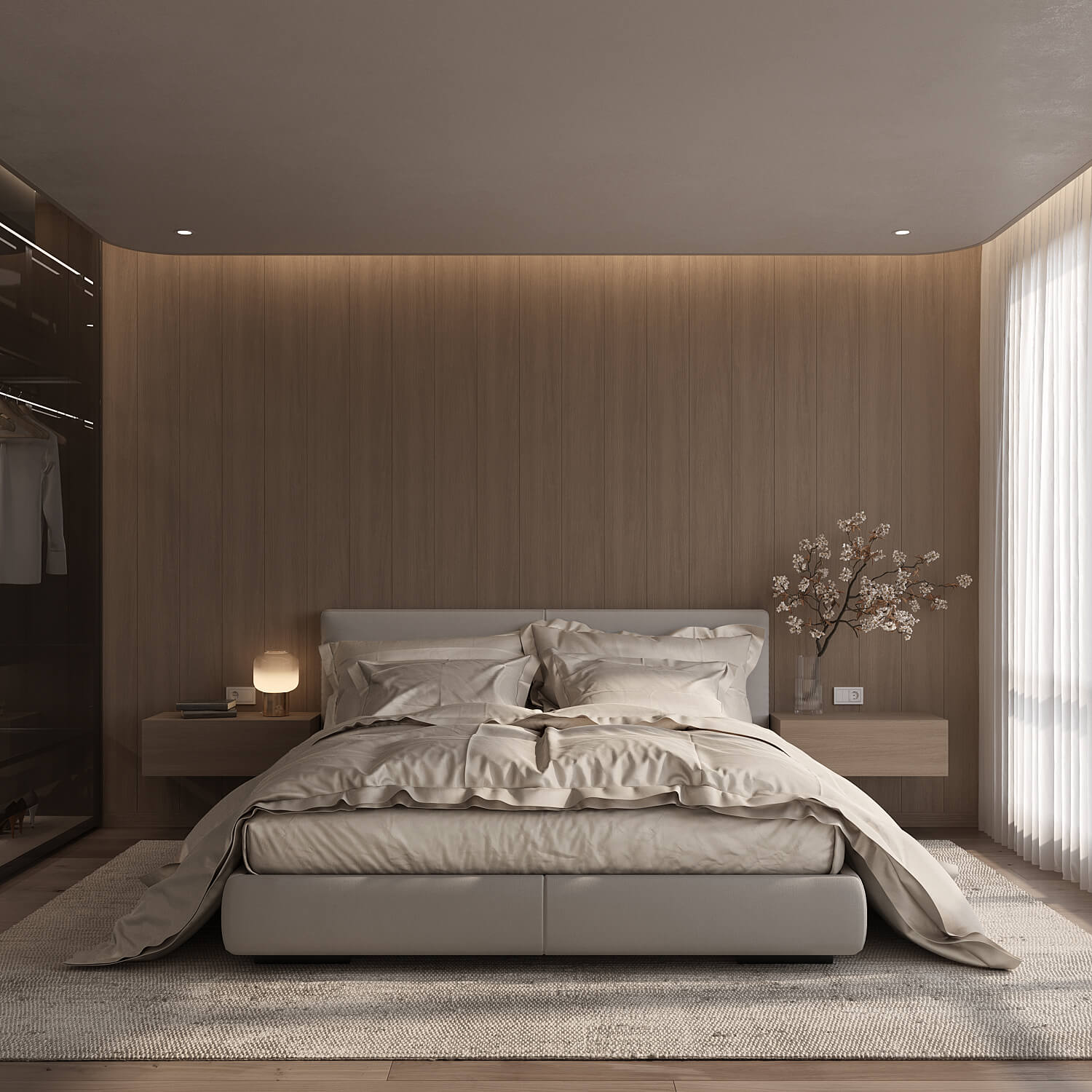 Комплект из мако сатина Alabastro