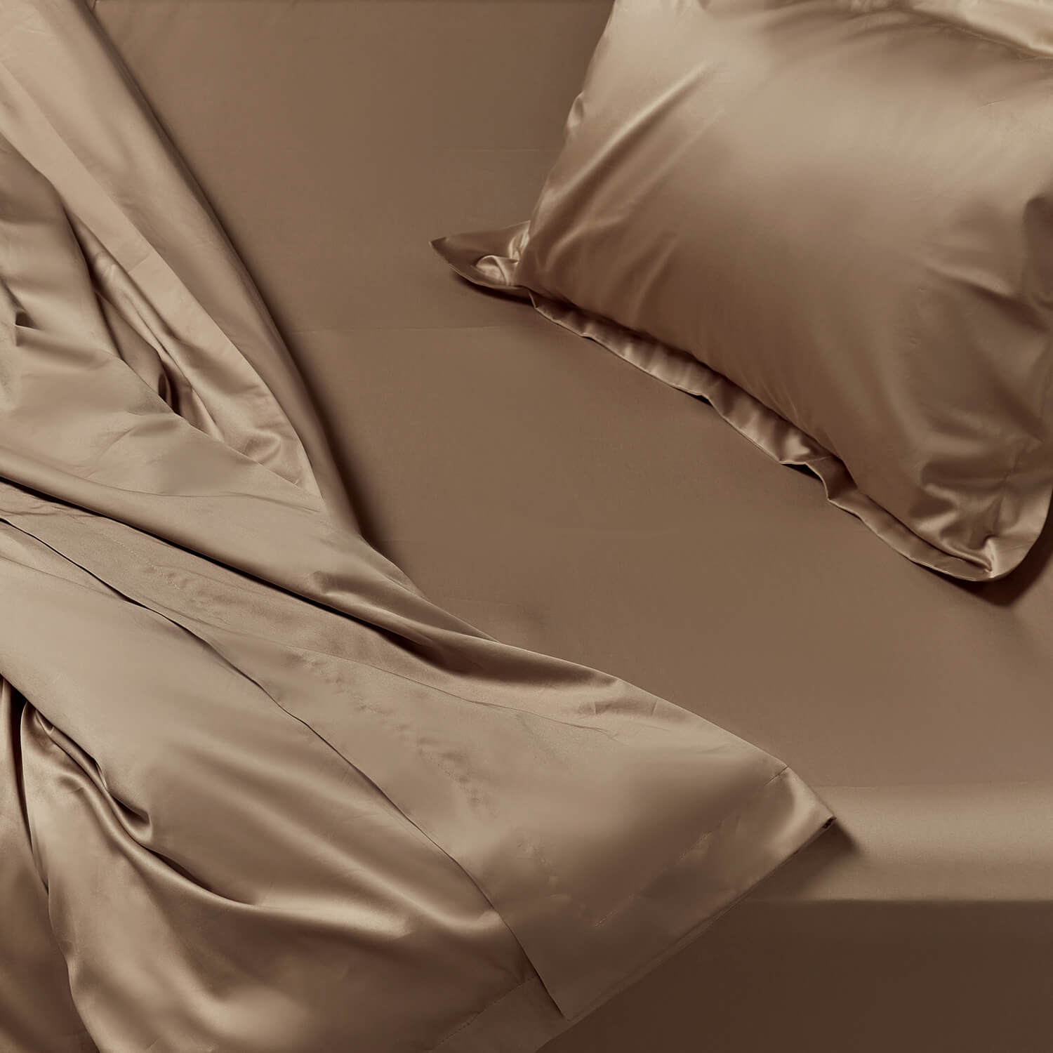 Простыня из мако сатина Loam