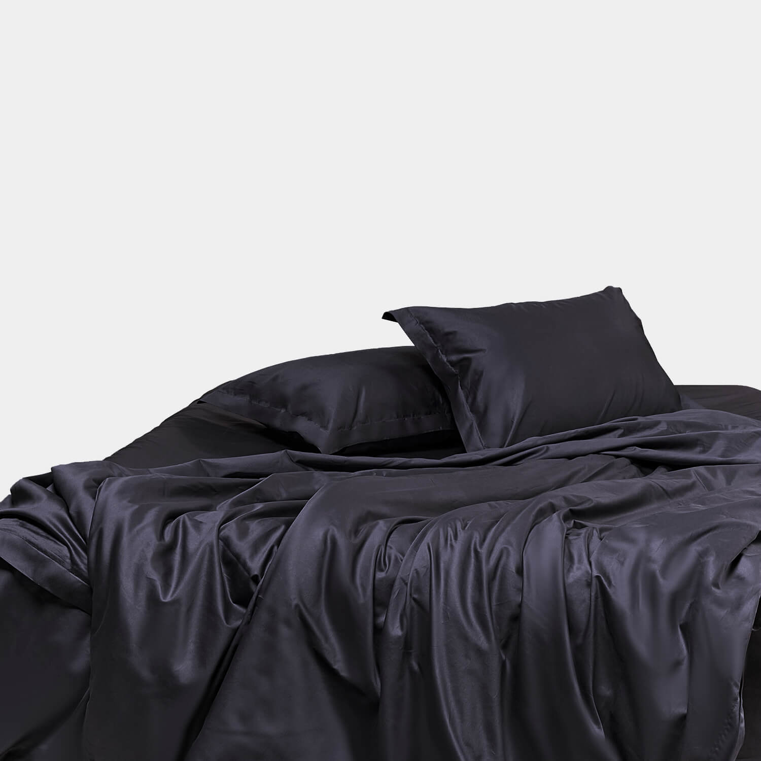 Наволочка из мако сатина Noir