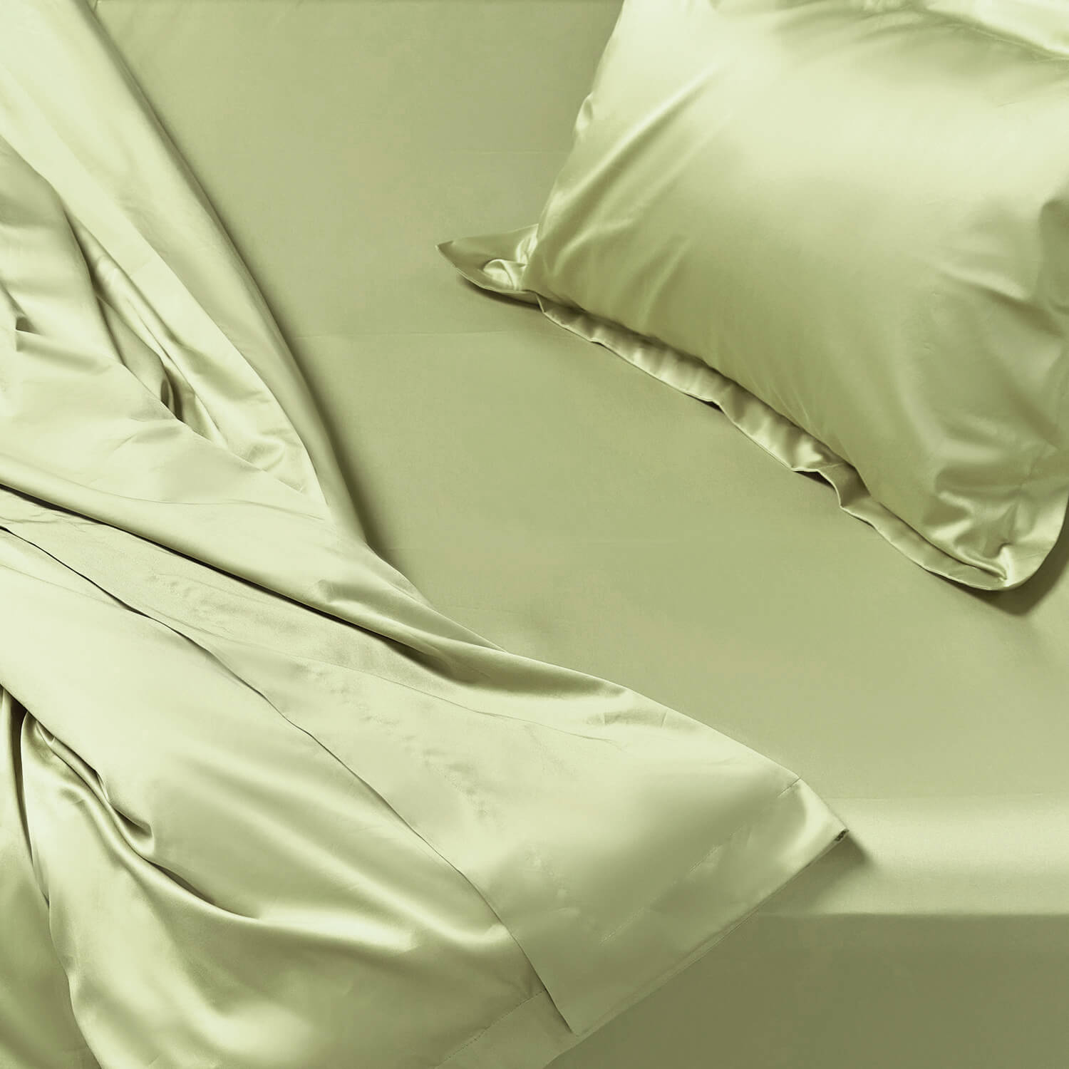 Простыня из мако сатина Pear