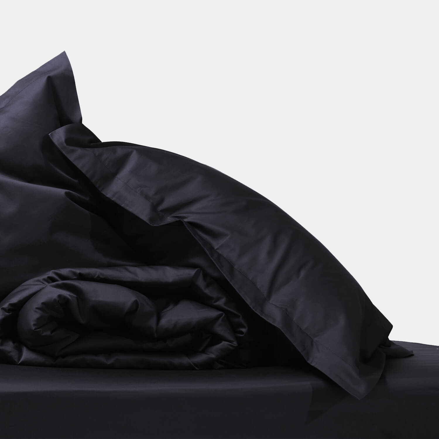 Наволочка из мако сатина Noir