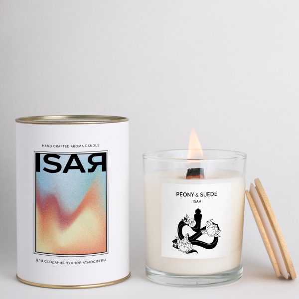 Ароматическая свеча Peony & Suede